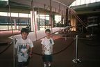 Boys in the Wright Brothers Visitor Center