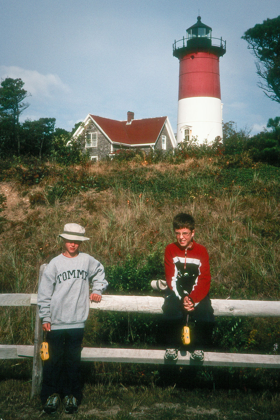 Boys with lighthouse