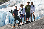 Family at Exit Glacier