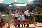 Family in front of Landscape Arch "Part 1"