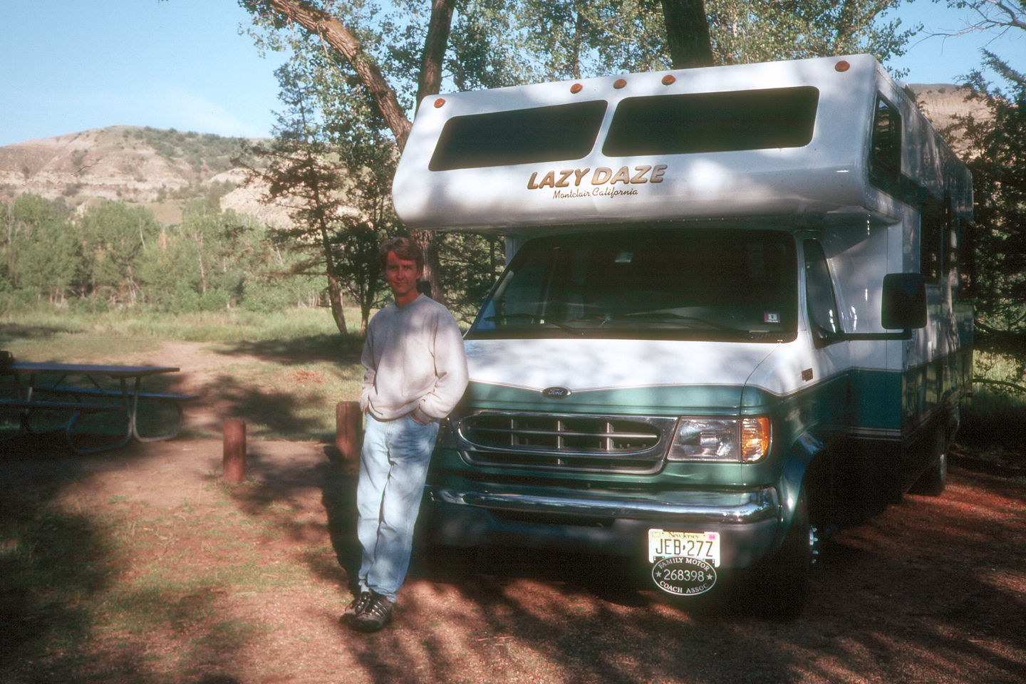Herb and his Lazy Daze in Cottonwood Campground