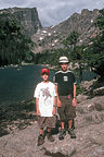 Boys along Emerald Lake Trail