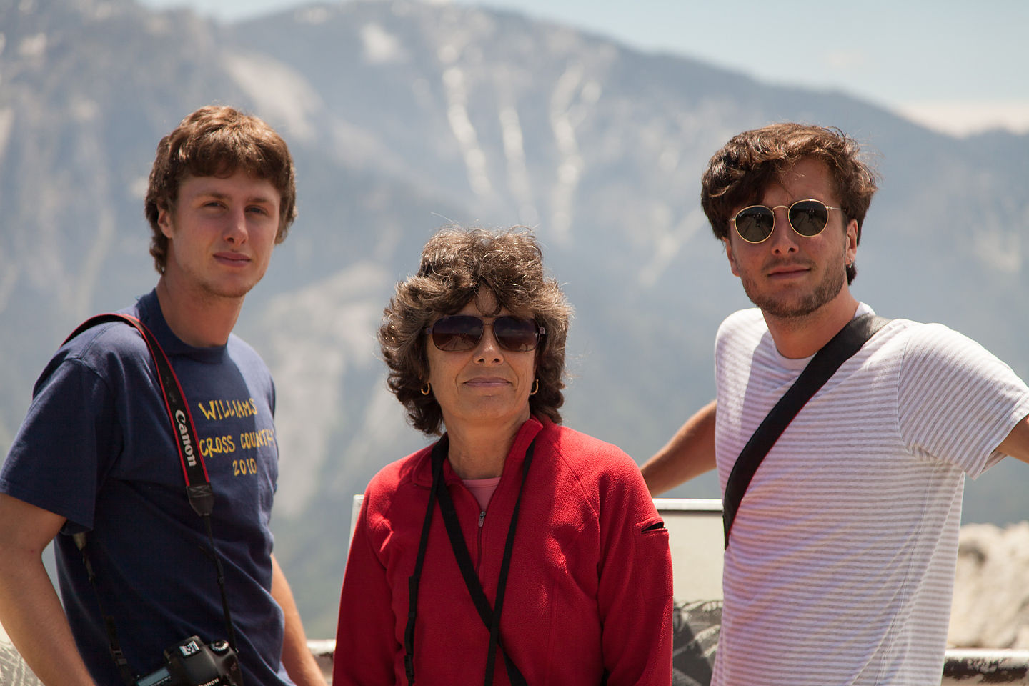 Lolo and Boys at Summit of Moro Rock