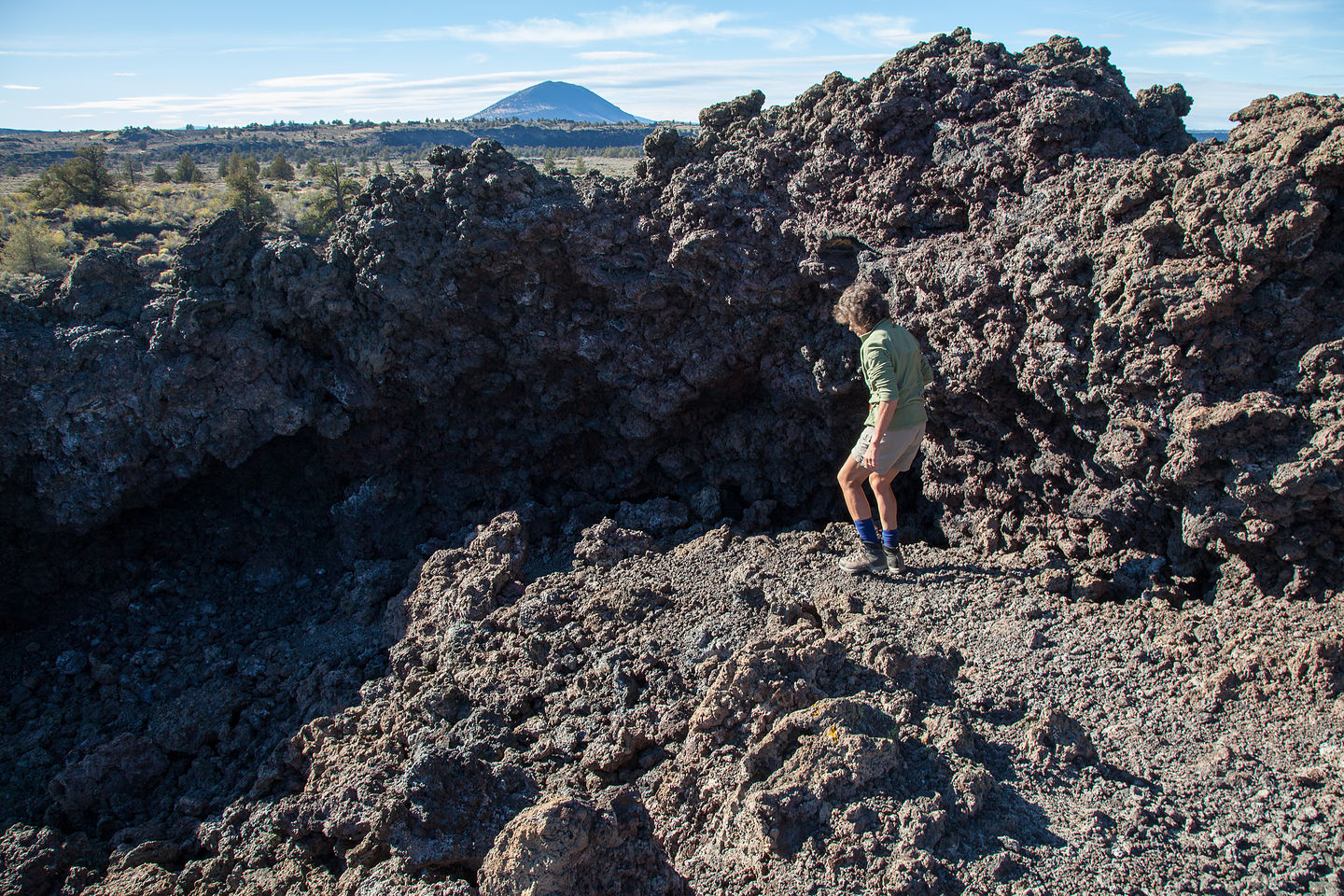 Lolo Approaching Black Crater