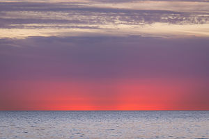 Carpinteria State Beach Double Sunset