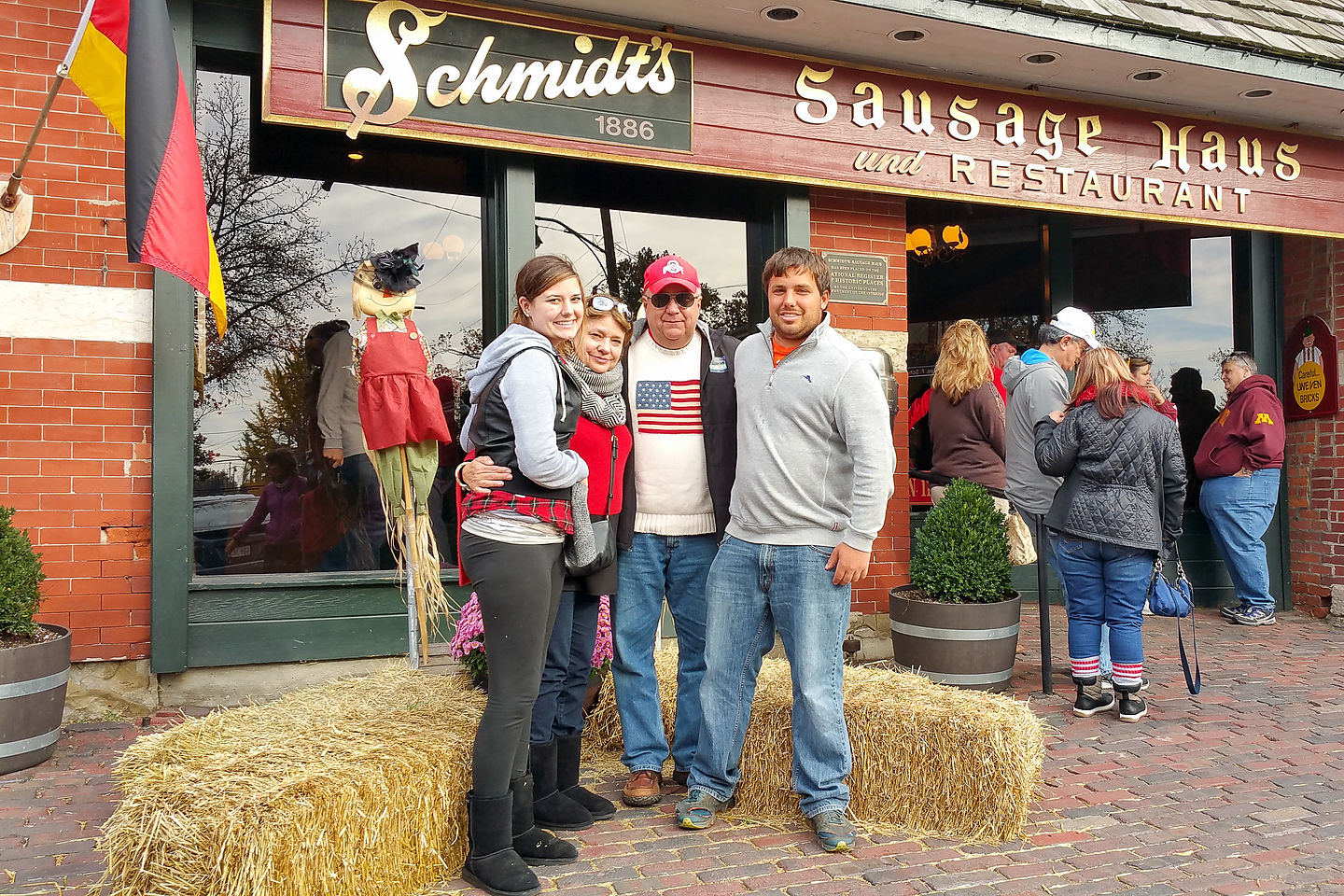 Jim and His Family at Schmidt's