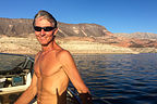Happy Herb finally on Lake Mead
