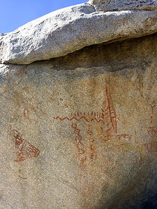 Pictographs on Pictograph Trail
