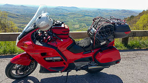 ST 1100 at Cumberland Knob Recreation area overlook