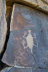 Petroglyph along Petroglyph Lake
