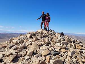 Summit of Ryan Mountain in Joshua Tree