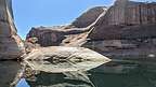 Incredible reflections in Reflection Canyon