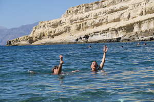 My swim in the Libyan Sea
