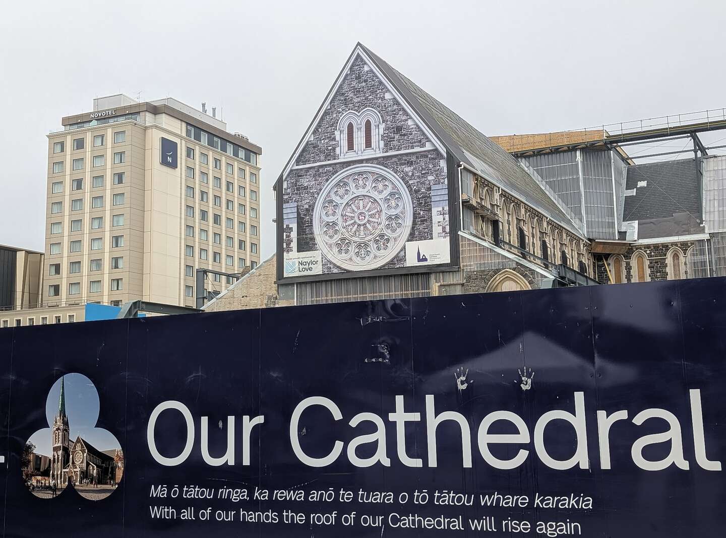 Damaged Christ Church Cathedral