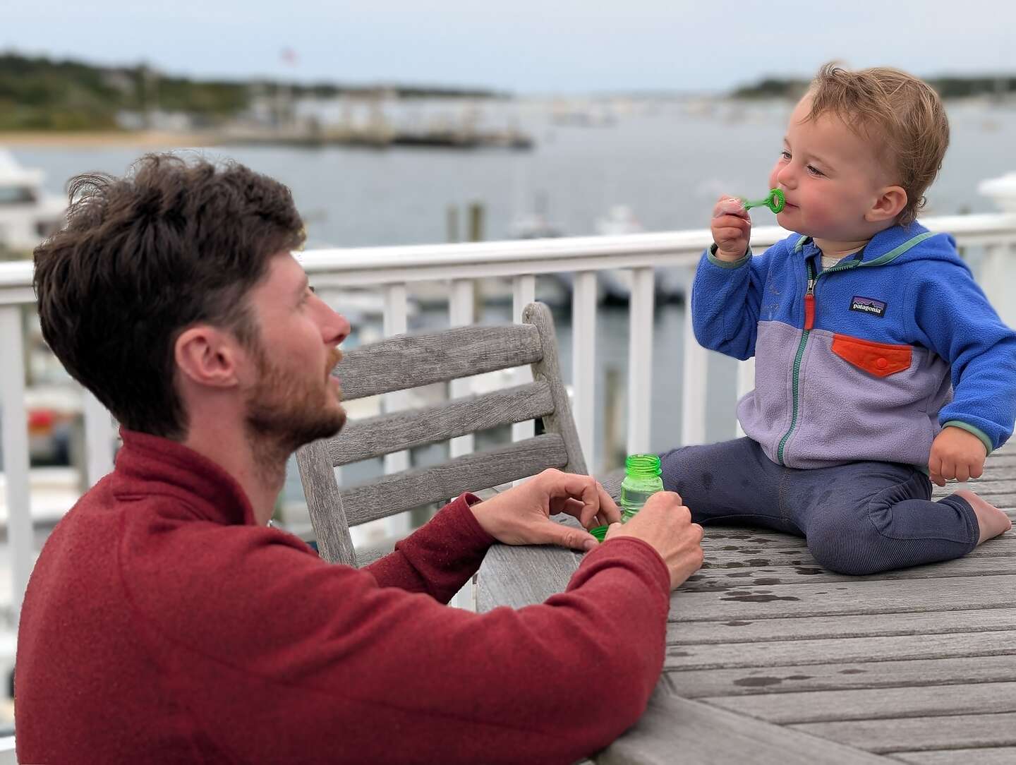 Bubbles on the deck Bubbles on the deck