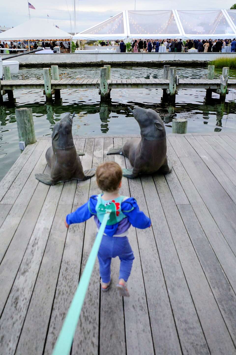 Nora on her way to the wedding