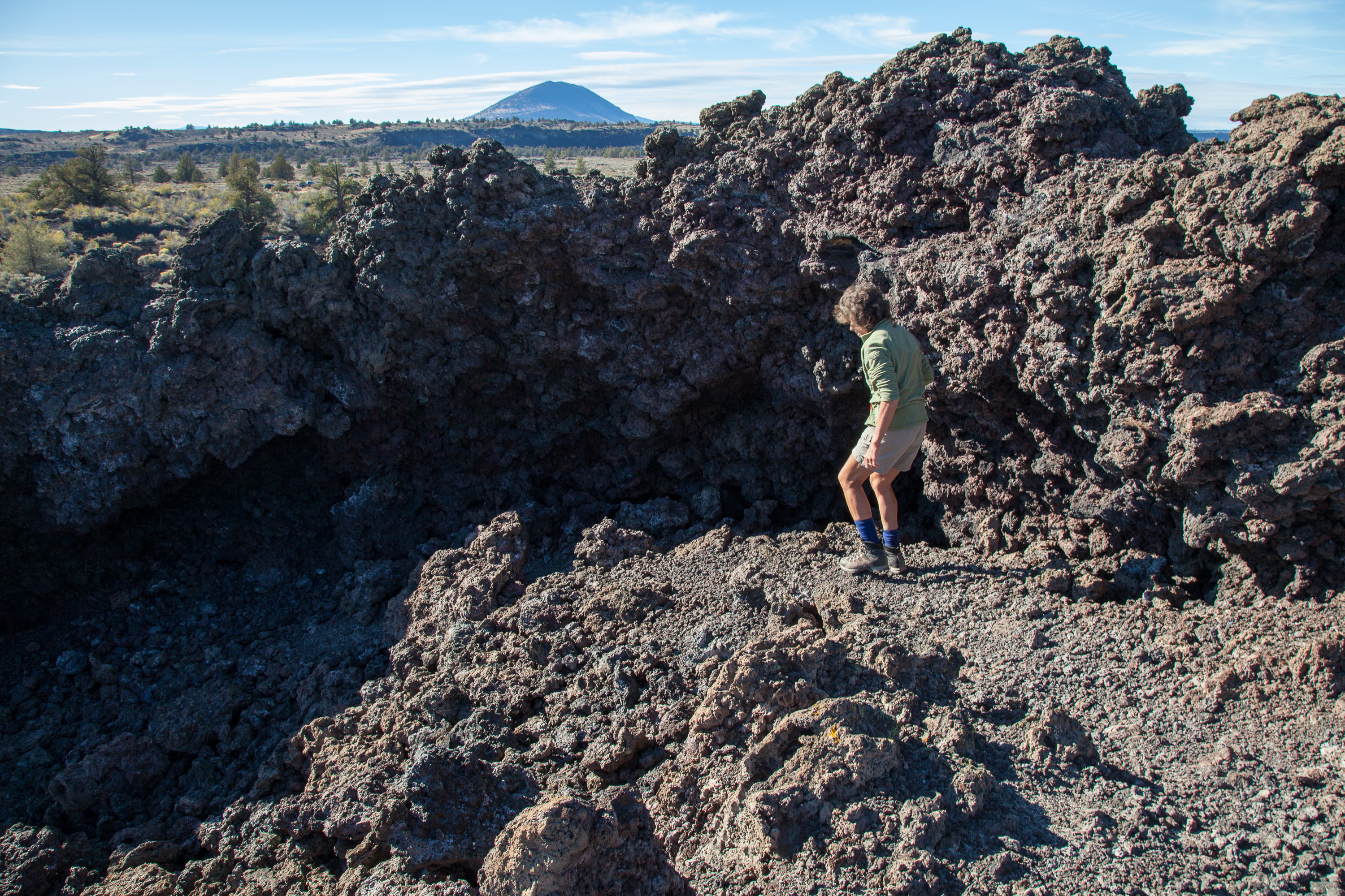 Lolo Approaching Black Crater