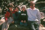 Family hiking at Shenandoah National Park
