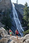 Nevada Falls with Hikers