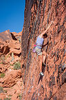 Lolo Climbing at Red Rock - TJG