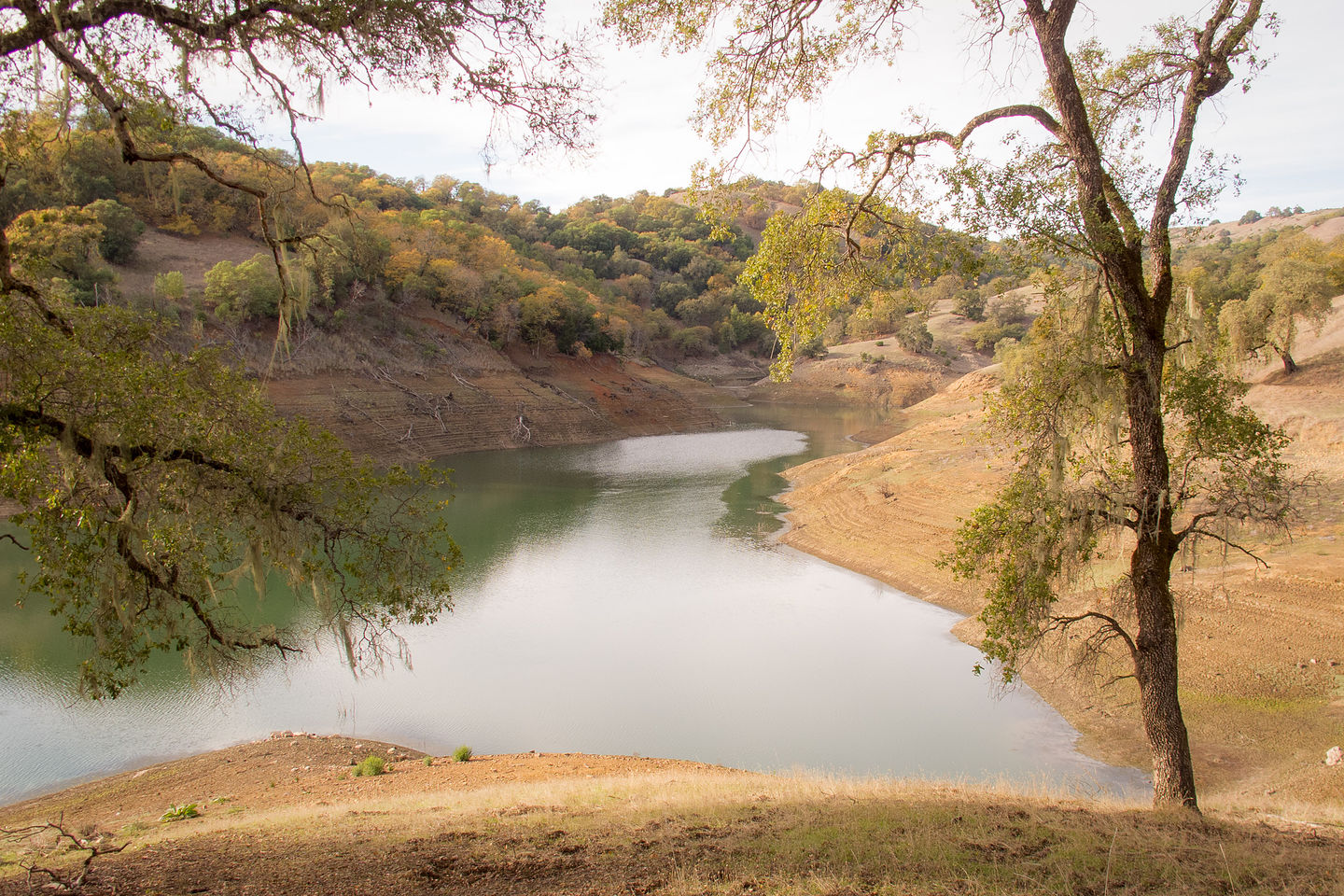 Low Water Levels at Lake Sonoma Lolo's Extreme Cross Country RV Trips