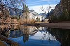 Merced River with North and Half Domes