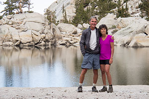 Herb and Lolo at Lone Pine Lake