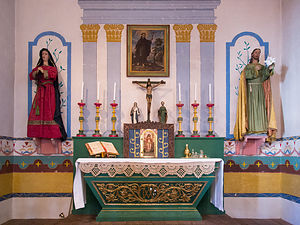 Mission San Francisco Solano de Sonoma Altar