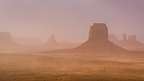 Sandstorm in Monument Valley