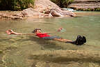 Cooling off in Havasu Creek