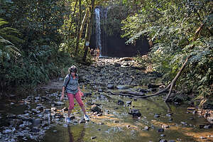 Stream crossing near Caveman Falls