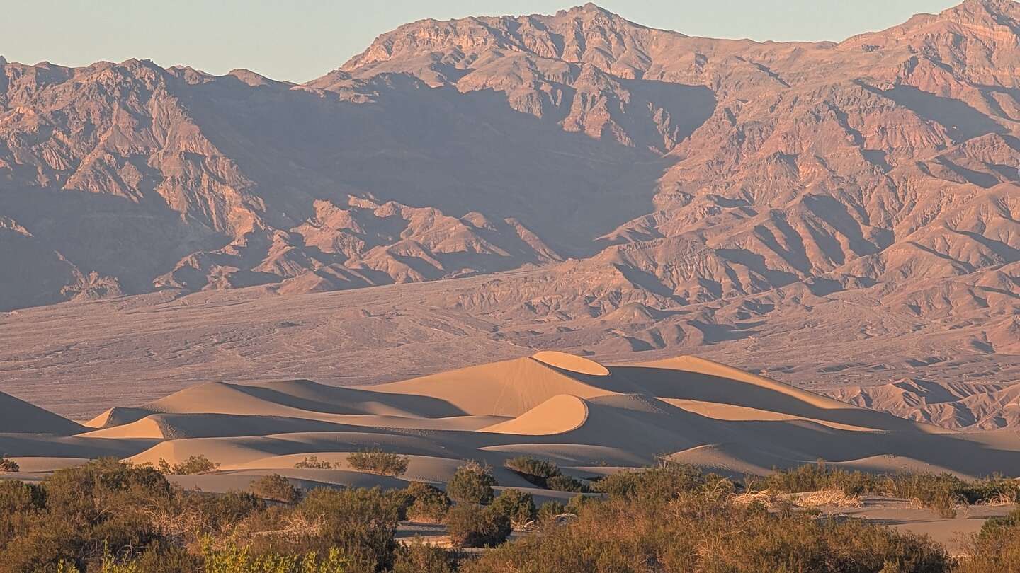 View of Mesquite Dunes