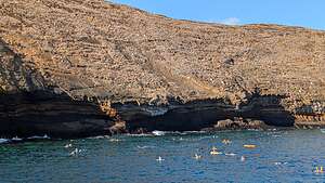 Snorkelers by Malokini Crater