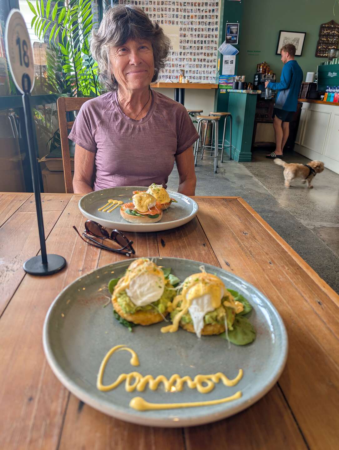 Yummy Eggs Benedict with Salmon