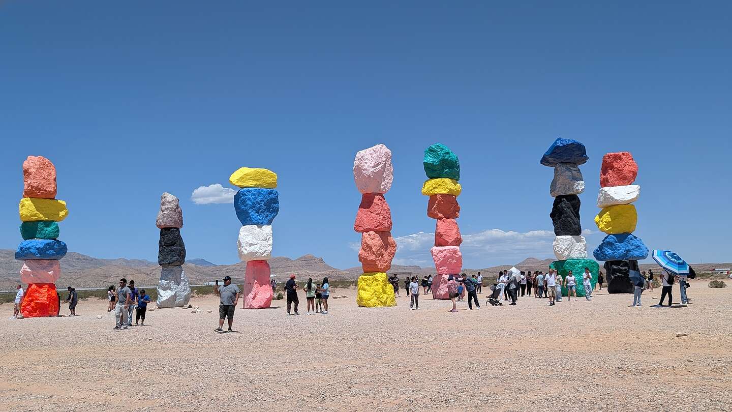 Seven Magic Mountains - and now Seven Magic Mountains - and now