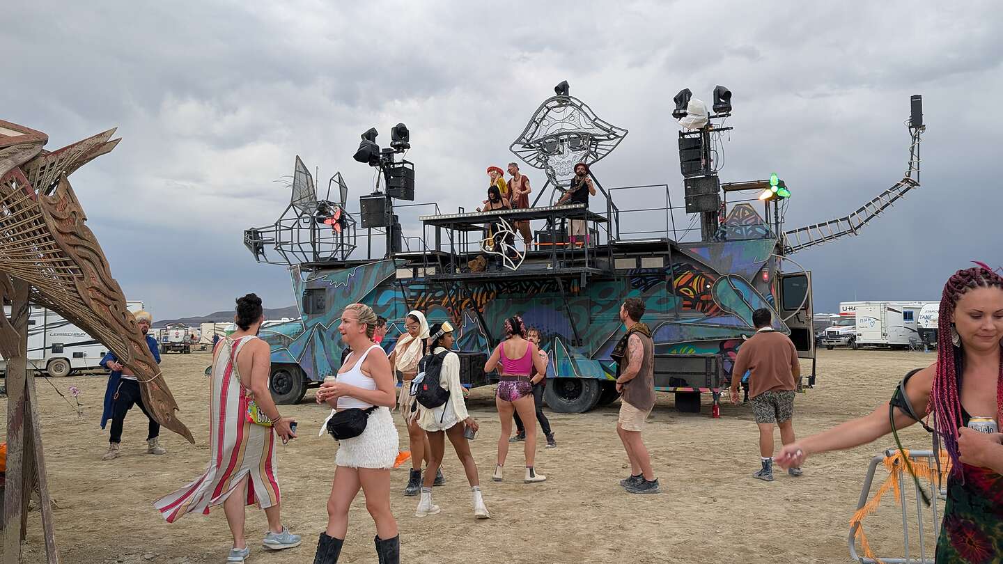 Typical day at Burning Man