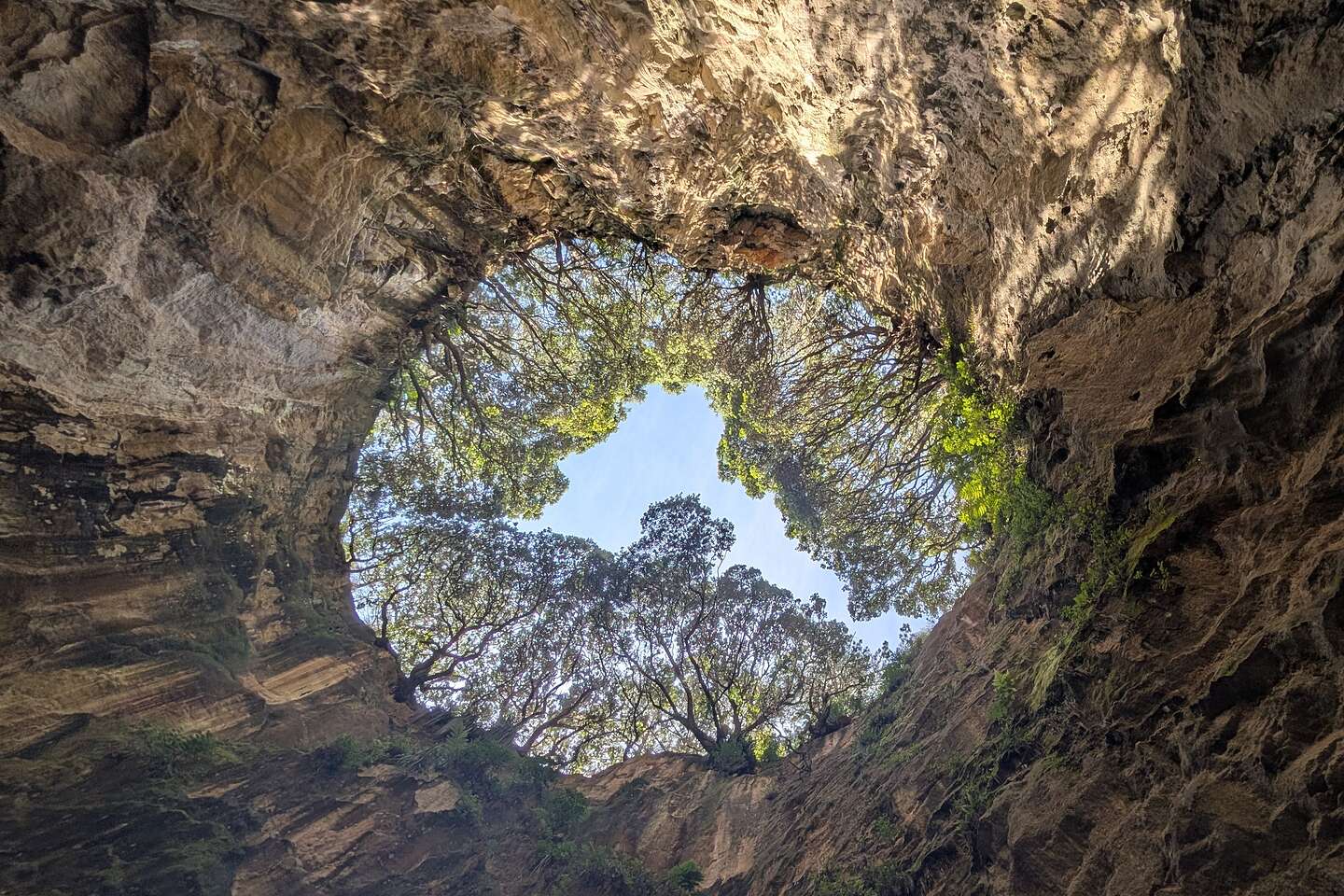 Orua Sea Cave Blowhole