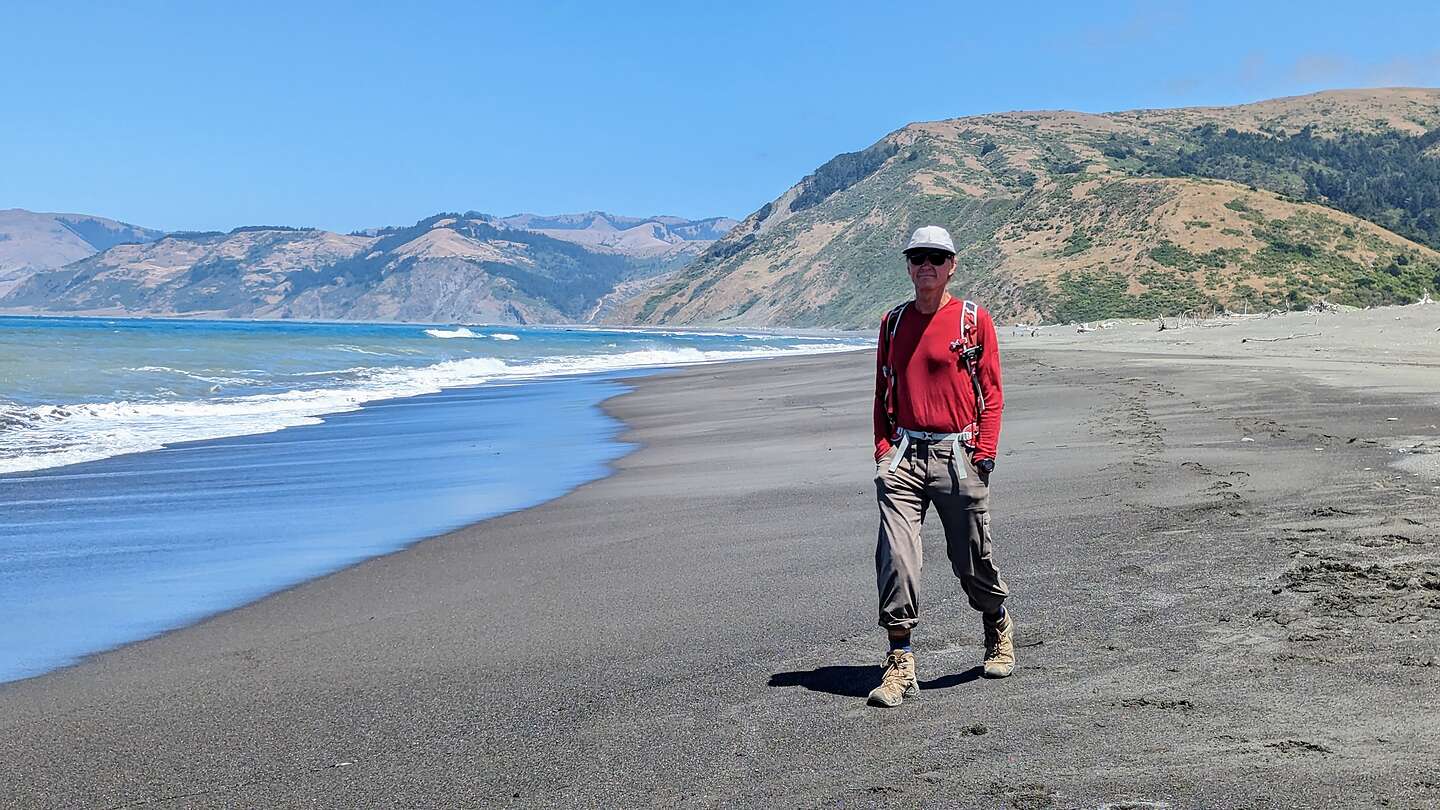 Heading off on the Lost Coast Trail